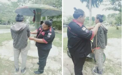 Gambar 1 Contoh Pengukuran Antropometri Tubuh Manusia  HASIL DAN PEMBAHASAN 