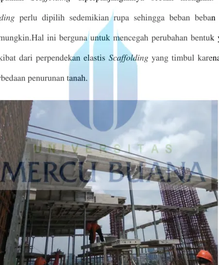 Gambar 4.12.Scaffolding 
