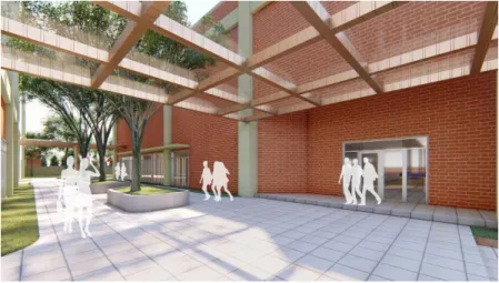 Gambar 10. Selasar dan Side Entrance 