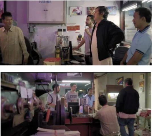 Gambar 7. Adegan Richard mengatasi  permasalahan pelanggannya di kantor  (Sumber: Film Love for Sale 1, 2018, TC: 