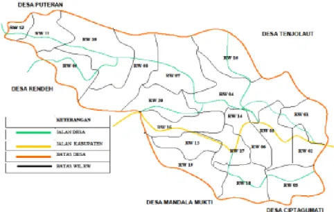Gambar 2 Peta Desa Cikalong 