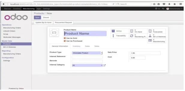 Gambar 2.4 Desain Input Data Produk 