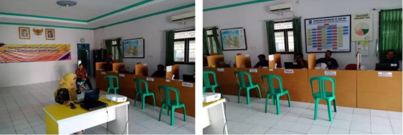 Figur 3. Pemberian Materi Microsoft Office 