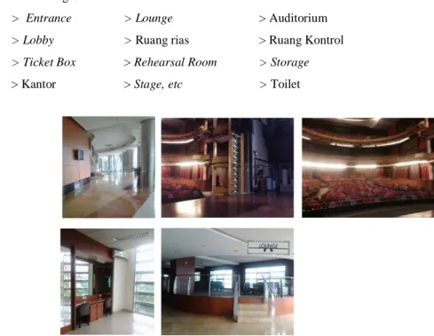 Gambar 4 Fasilitas / ruang Grand Theatre  (Sumber : Dokumentasi Pribadi) 