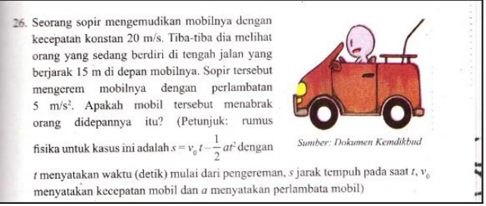 Gambar 6. Contoh soal HOTS buku Indonesia (BSM) tingkat SMP  Gambar  6  merupakan  salah  satu 