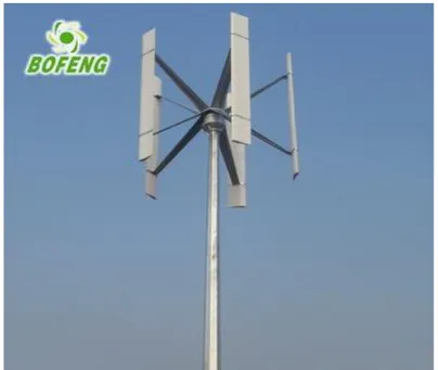 Gambar 2.6. kincir angin jenis H-rotor  (sumber : www.archiexpo.com) 
