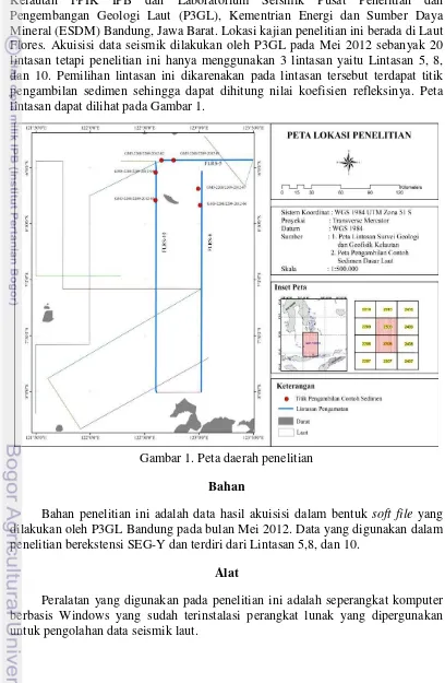 Gambar 1. Peta daerah penelitian 