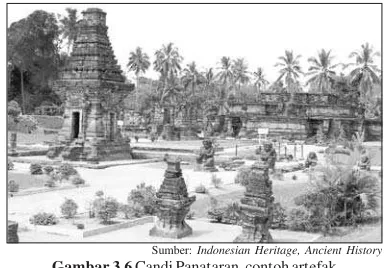 Gambar 3.6 Candi Panataran, contoh artefak