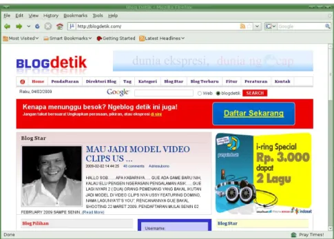 Gambar 5.4. Situs Blogdetik  http://blogdetik.com