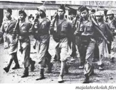 Gambar 1.3  Bangsa Indonesia terbentuk karena adanya perasaan satu nasib sebagai bangsa yang terjajah dan ingin merdeka dan berdaulat.