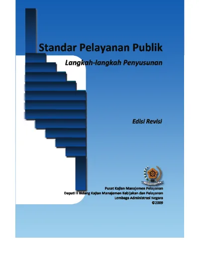 Monitoring Dan Evaluasi - PENERAPAN STANDAR PELAYANAN