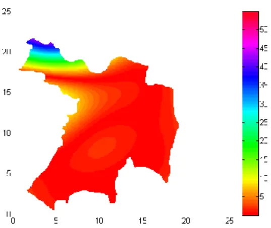 Gambar 9 : Pola Prediksi Dengan Model Gaussian Grid 0.05 
