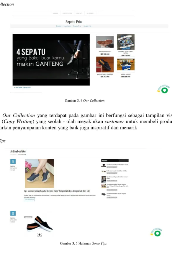 Gambar 3. 4 Our Collection