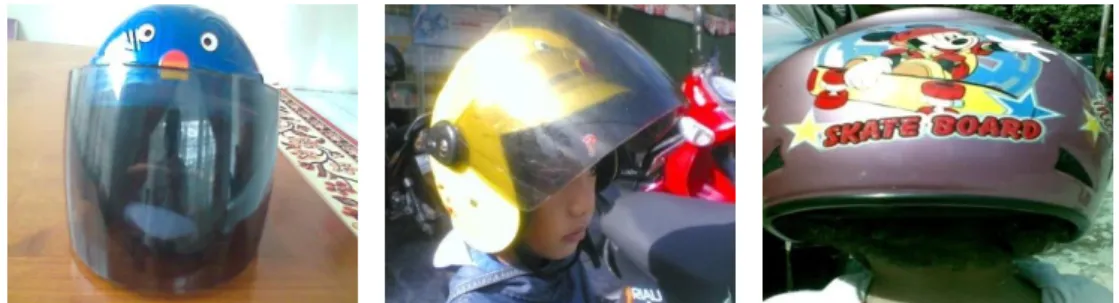 Gambar 1. Kondisi Helm Saat Ini  