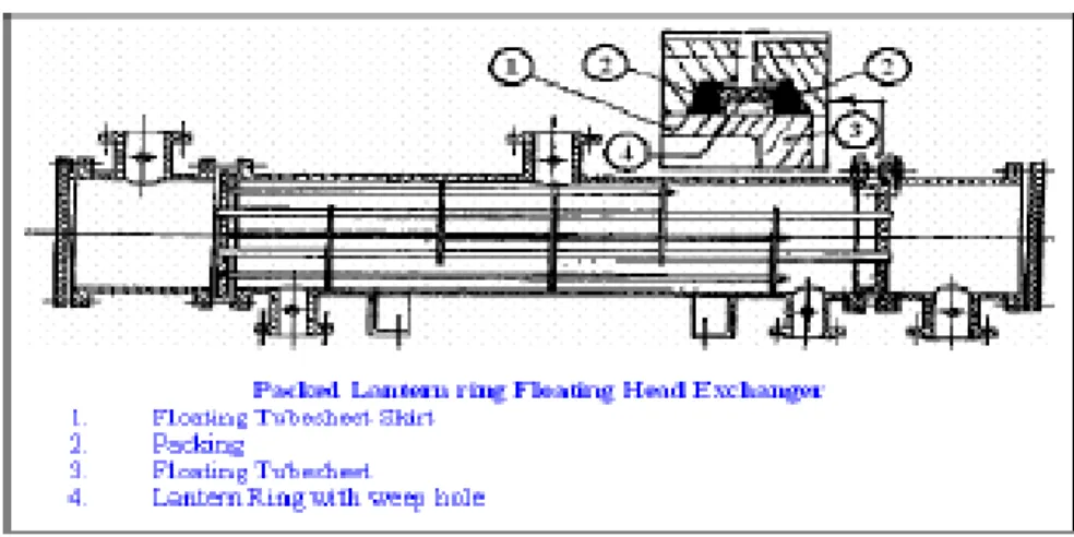 Gambar 2.6 Packed-Lantern-Ring Exchanger(Shely Dian, 2010) 