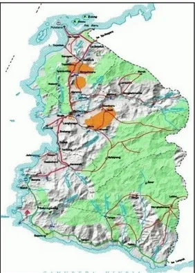 Gambar 1. Peta Infrastruktur  Kabupaten Sumbawa Barat 