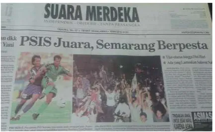 Gambar 2.3. PSIS Semarang juara Liga Indonesia tahun 1999 