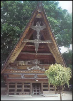 Gambar 3 Rumah adat Batak  Toba 