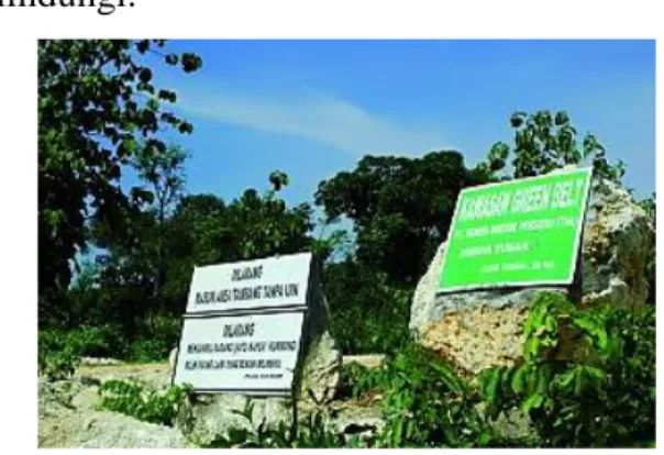 Gambar 3.5 Zona Green Belt di Lokasi KP  Kecamatan Sukolilo 