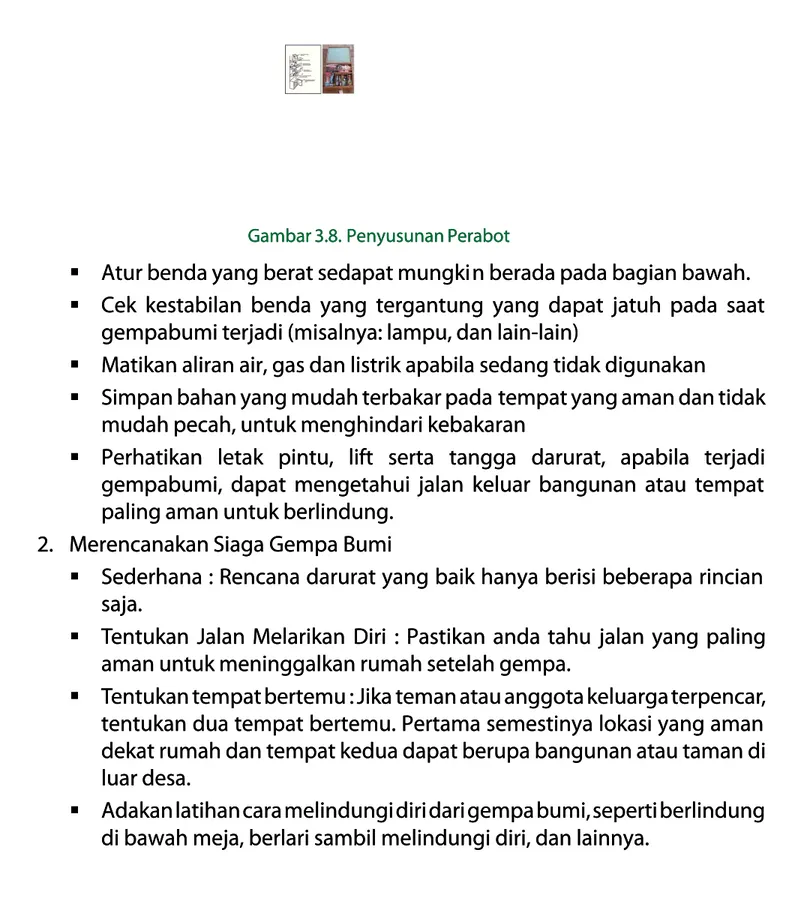 Gambar 3.8. Penyusunan Perabot Penyusunan Perabot