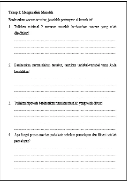 Gambar 3 Menganalisis Masalah 