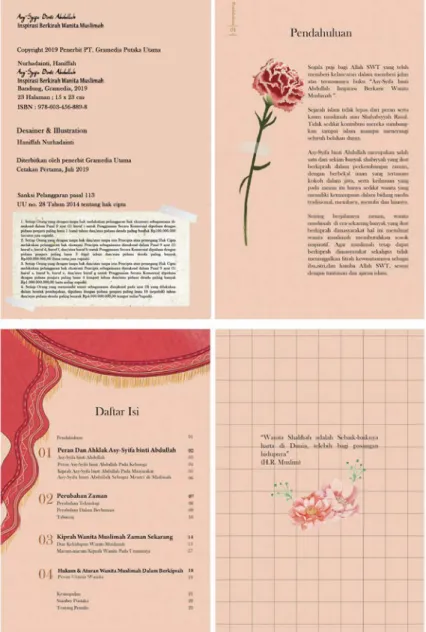 Gambar IV.16. Pendahuluan &amp; Daftar isi  Sumber: Dokumen Pribadi (2019) 