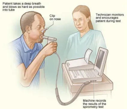 Gambar 2.1 Spirometri ( Dewan Asma Nasional Australia)  