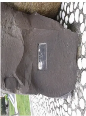 Foto contoh bongkahan Andesit