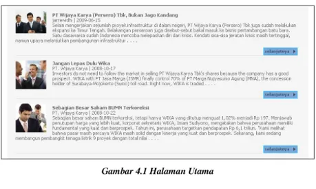 Gambar 4.1 Halaman Utama 