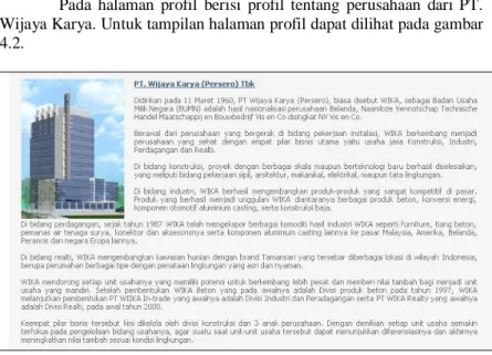 Gambar 4.2 Halaman Profil 