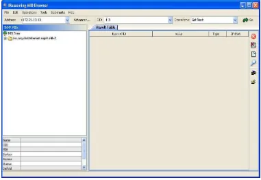 Gambar 3.3 contoh software MIB Browser 