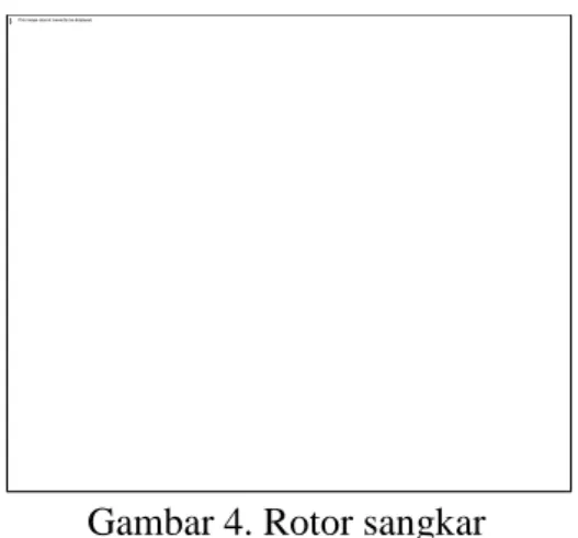 Gambar 4. Rotor sangkar 