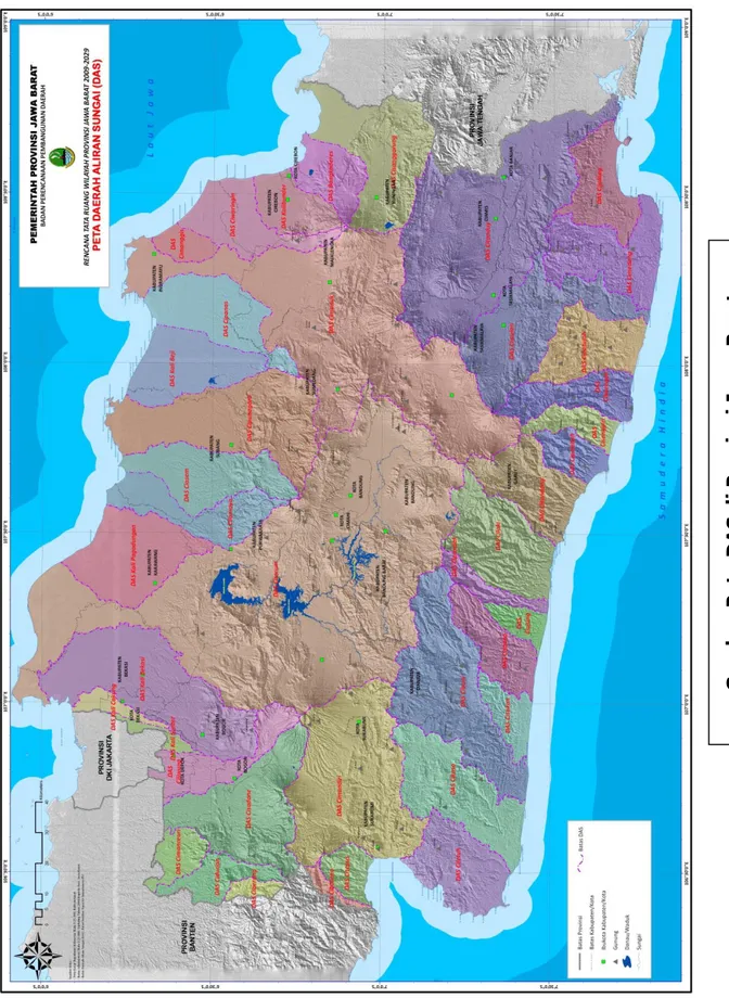 Gambar Peta DAS di Provinsi Jawa Barat
