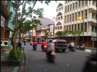 Gambar 3  Kondisi Perkerasan (Paving) Jalan Gajah Mada - Denpasar  HASIL DAN PEMBAHASAN 