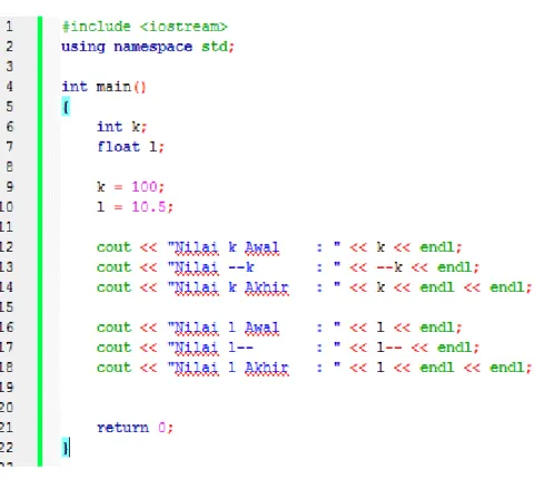 Tabel 3-4 Operator Bitwise 