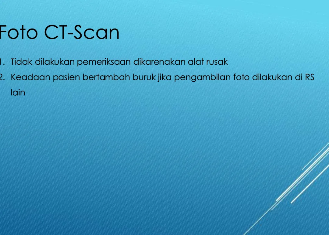 Foto CT-ScanFoto CT-Scan