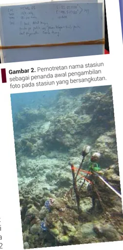 Gambar 2. Pemotr etan nama stasiun  sebagai penanda awal pengambilan  foto pada stasiun y ang bersangkutan.