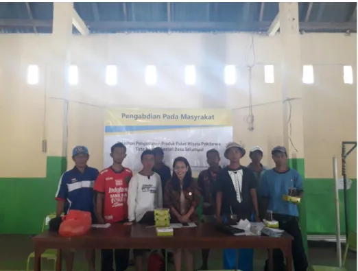 Gambar 5.2 Penyampian Program dan Sosialisasi Mengenai Pariwisata dan Program 