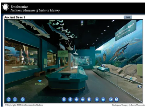 Gambar 3.10 Virtual Tour of The Smithsonian Museum of Natural  History and a Virtual Dinosaur Dig 