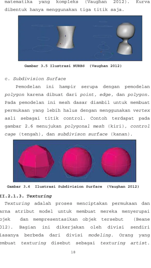 Gambar 3.5 Ilustrasi NURBS  (Vaughan 2012) 
