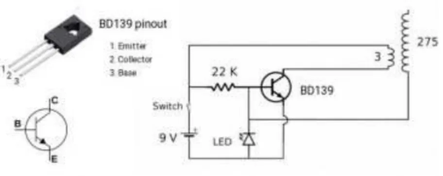 Gambar 3. Rangkaian Mini Tesla Coil