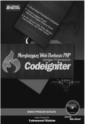 Gambar 1.1 Cover buku Membangun Web Berbasis PHP dengan CodeIgniter