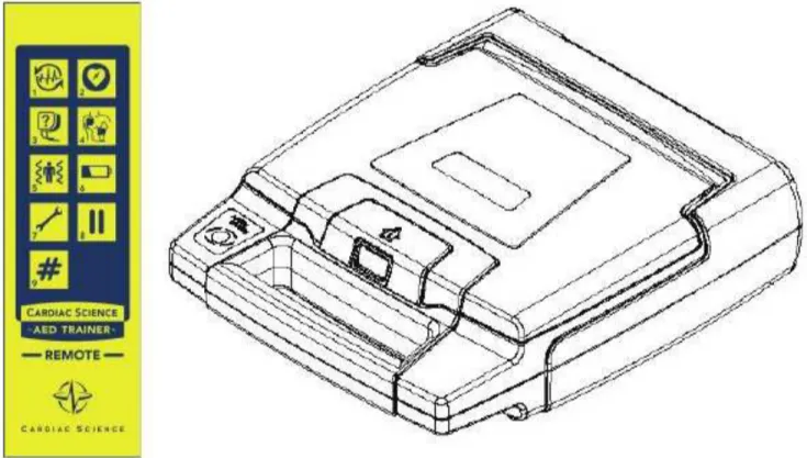 Gambar 1: Pelatih dan Remote AED