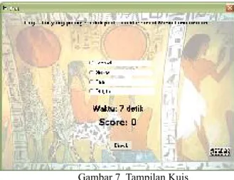 Gambar 7  Tampilan Kuis