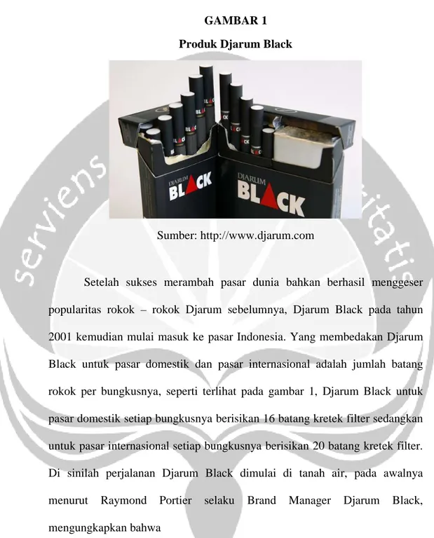 GAMBAR 1  Produk Djarum Black 