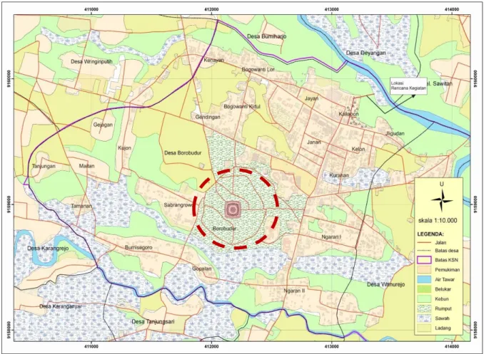 Gambar 1.7 Peta Desa Borobudur 