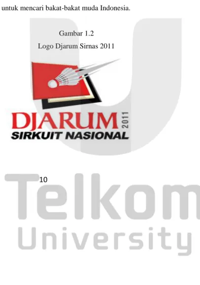 Gambar 1.2  Logo Djarum Sirnas 2011 