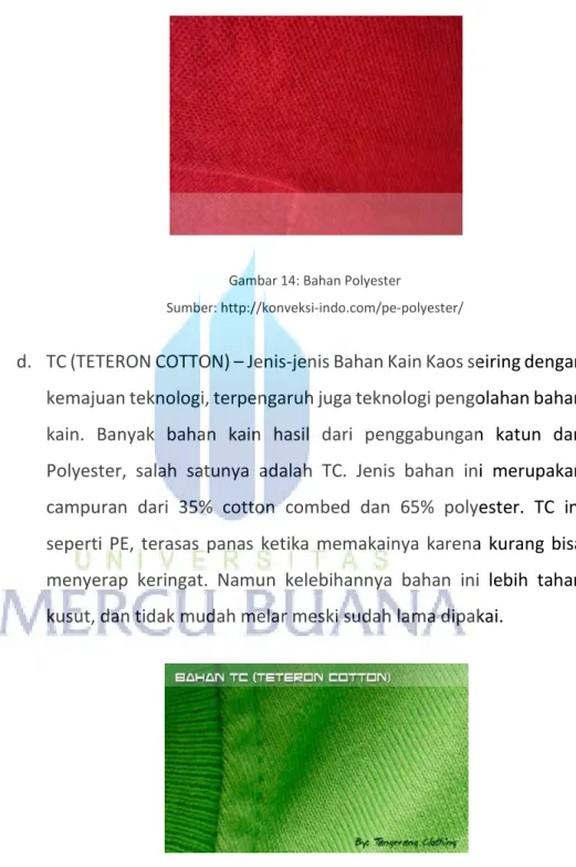 Gambar 14: Bahan Polyester 