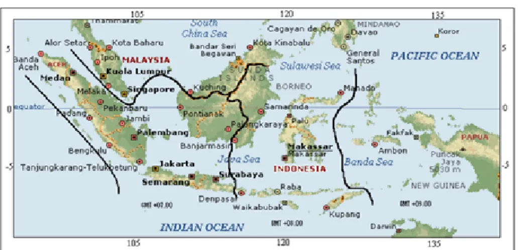 Gambar 3-1: Pembagian curah hujan berdasarkan waktu di Indonesia 
