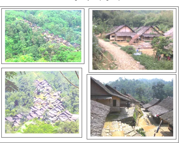 Gambar 3-6 Perkampungan Masyarakat Baduy   Gambar 1-2. Gerbang menuju Kampung Baduy 